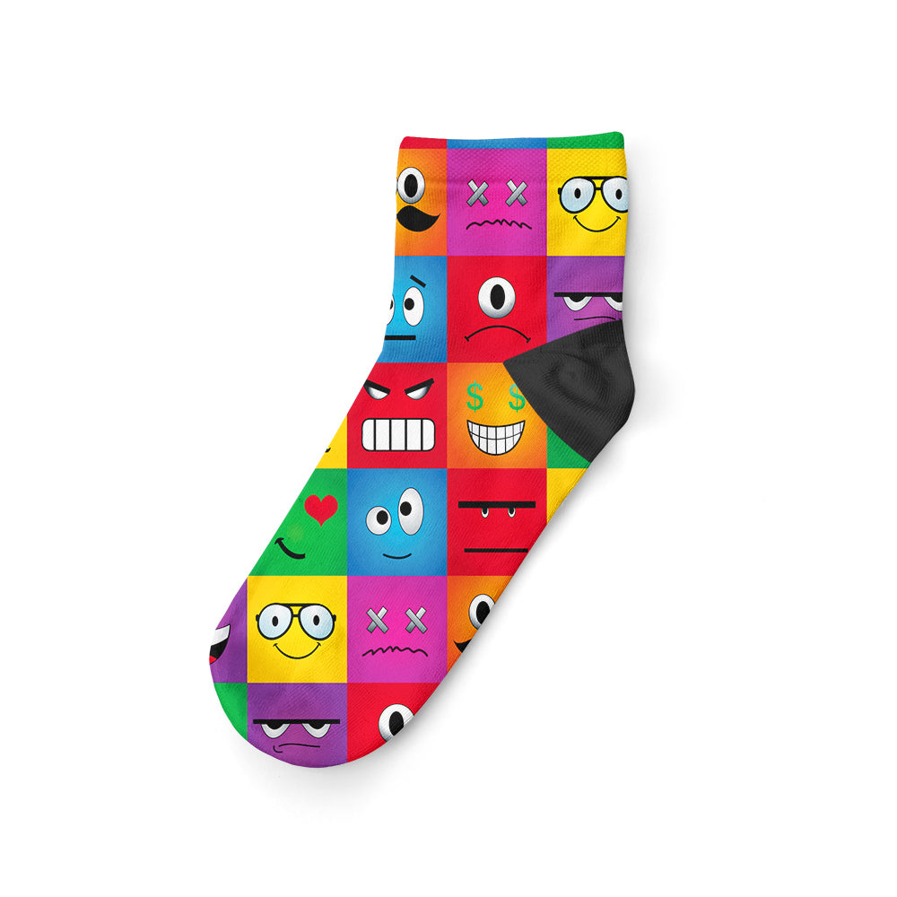 Emoji Smiling Patik Çorap
