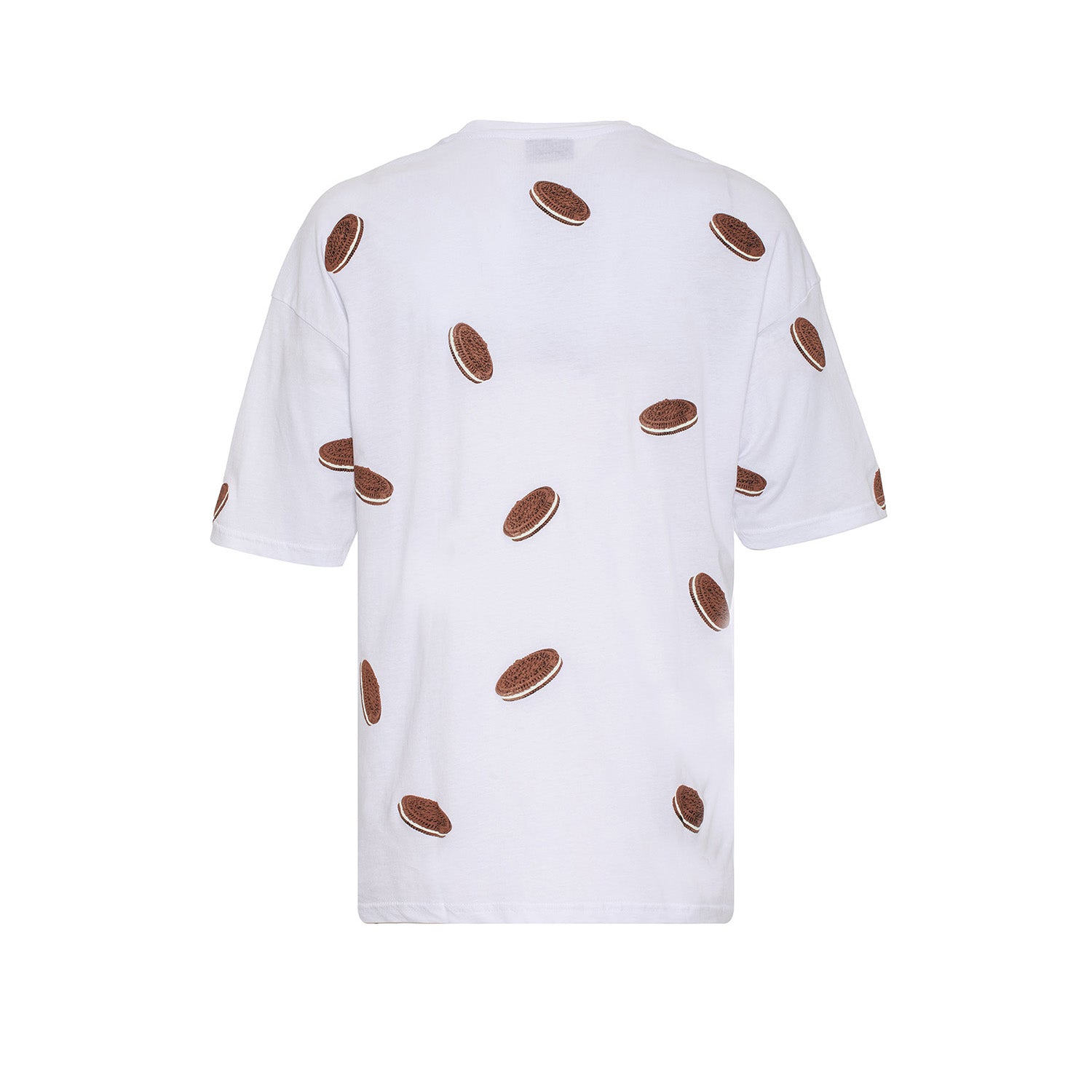Bisküvi Kabartmalı Oversize T-Shirt