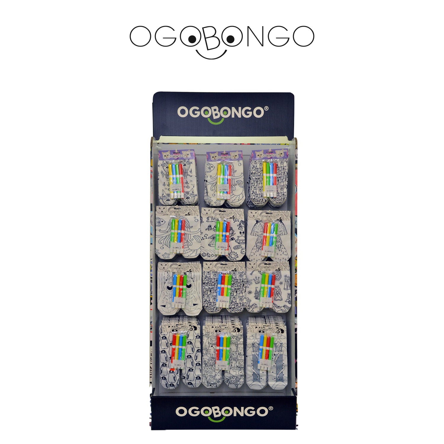 Ogobongo 100'lü Boyama Çorap Standı