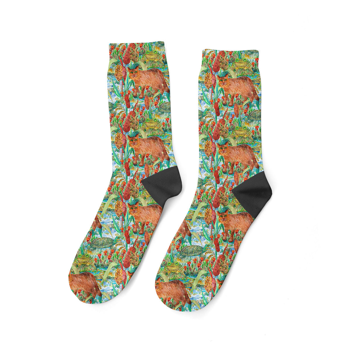 Ormandaki Kedi Soket Çorap