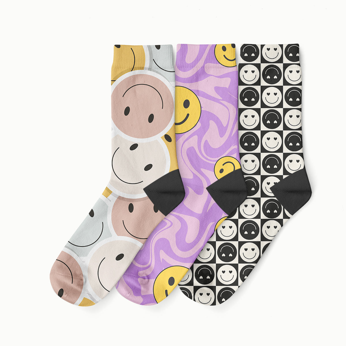 Emoji 3'lü Soket Çorap Set